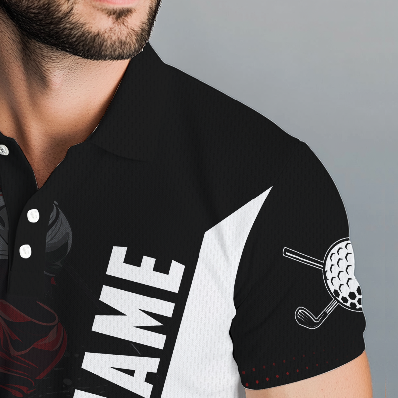 Custom Red Golf Polo Shirts for Men and Women's Matching Golf Shirts for Golfer MMG57