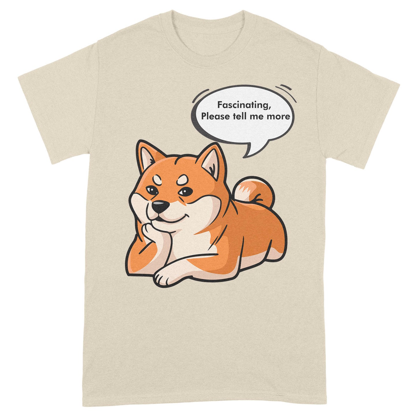 Funny Shiba Inu Dog Unisex Standard T-Shirt, Shiba Inu Funny Tee For Dog Lover IPHW9364