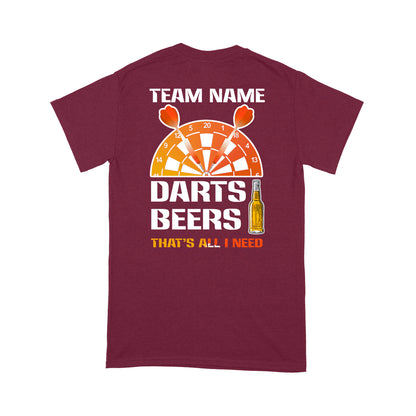 Darts Beer That's All I Need Custom Darts Funny Shirt For Men-Women, Darts For Gift NYN0142