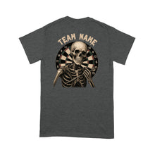Load image into Gallery viewer, Funny Skeleton Darts Shirt, Multicolor Custom Darts League Team T-Shirt, Darts Player Gift TDM3909
