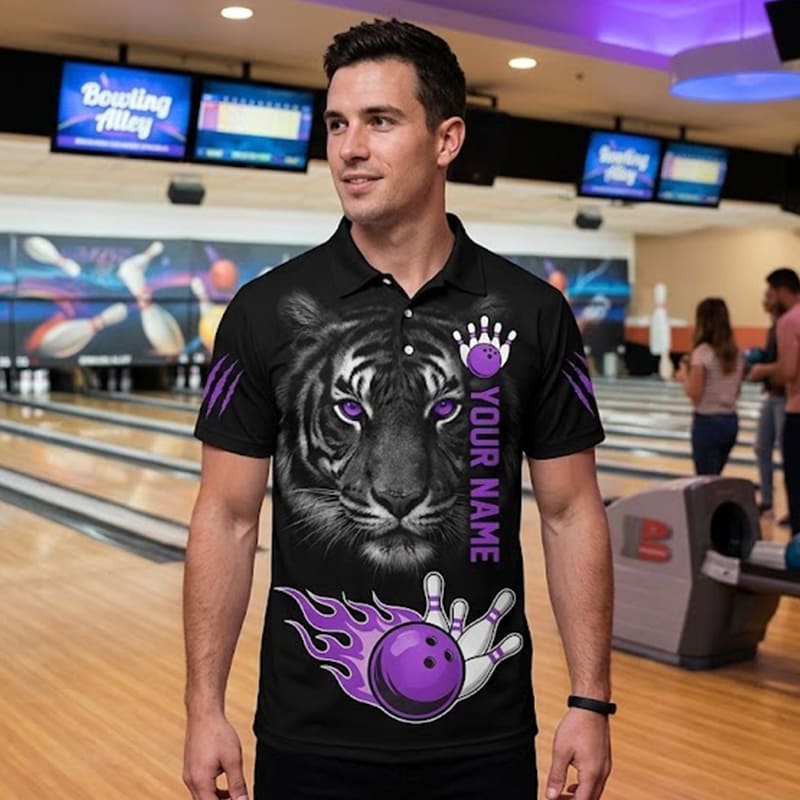 Bowling custom team jersey action image
