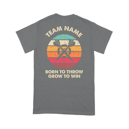 Born To Throw Grow To Win Custom Dart Team Shirts For Men-Women, Darts For Gift NYN0165