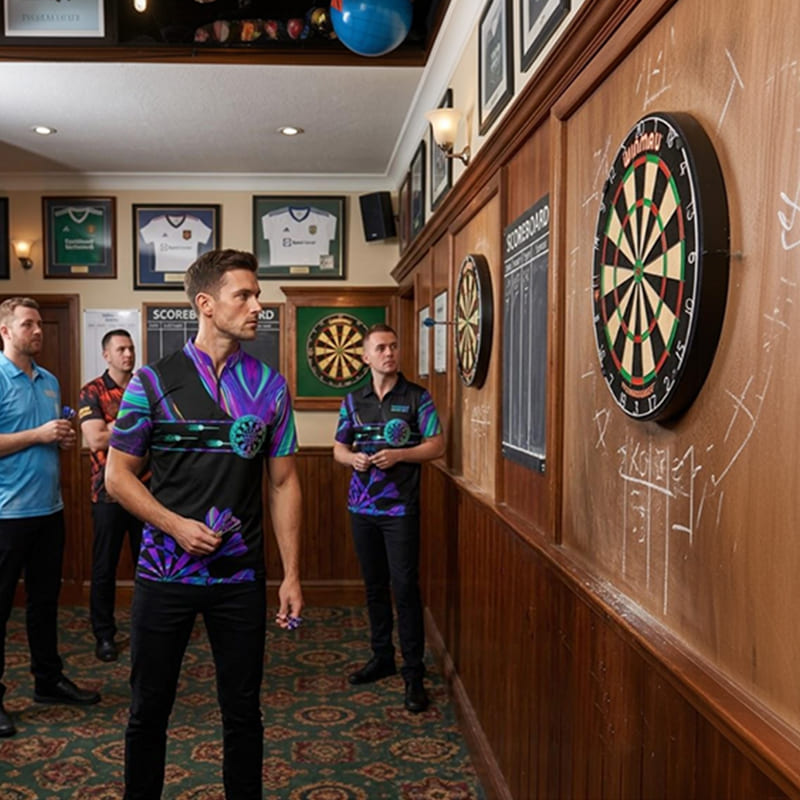 Dart custom sports apparel action image
