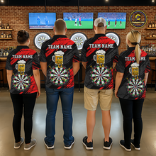 Load image into Gallery viewer, Custom Purple Funny Beer Darts Board Dart Shirts For Women Darts Team Jerseys Dart Tournament NNT120