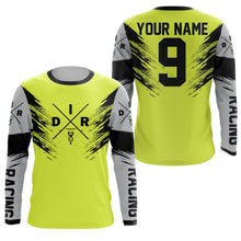 Load image into Gallery viewer, Custom dirt bike jersey green UPF30+ men women kid motocross off-road dirt racing motorcycle NMS970