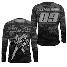 Load image into Gallery viewer, Camouflage motocross jersey UPF30+ custom men women kid dirt bike MX racing off-road motorcycle NMS974