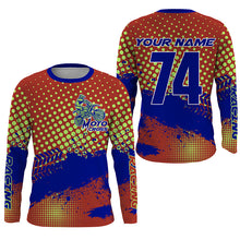 Load image into Gallery viewer, Custom Motocross Kid Men Women Jersey UPF30+ Extreme Dirt Bike Off-Road Shirt Motorcycle PDT374