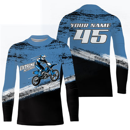 Custom Motocross racing jersey MX UPF30+ dirt bike for youth men women motorcycle riding shirt PDT125
