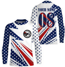 Load image into Gallery viewer, Motocross off-road jersey custom dirt bike kid&amp;adult UPF30+ MX American Flag motorcycle shirt PDT201