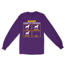 Load image into Gallery viewer, Boxer Standard Long Sleeve | Funny Guide to Training dog - FSD2408D08