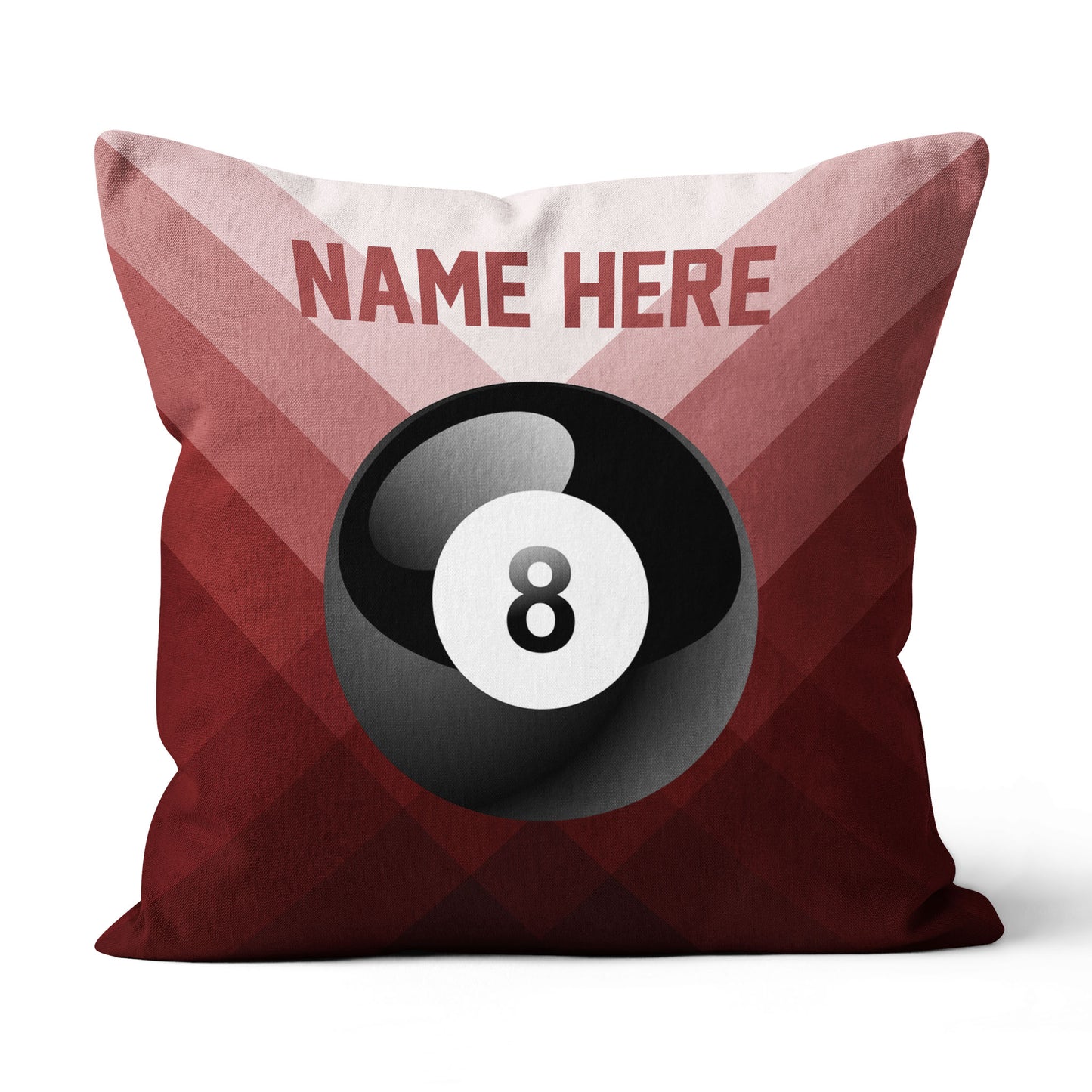 Personalized Red 8 Ball Billiard Pillow Custom Gifts For Billiard Player VHM0920