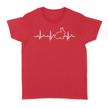 Load image into Gallery viewer, Rabbit Pulse Heartbeat Men Women's T-Shirt Bunny Shirt, Bunny Rabbit Shirt - FSD1378D03