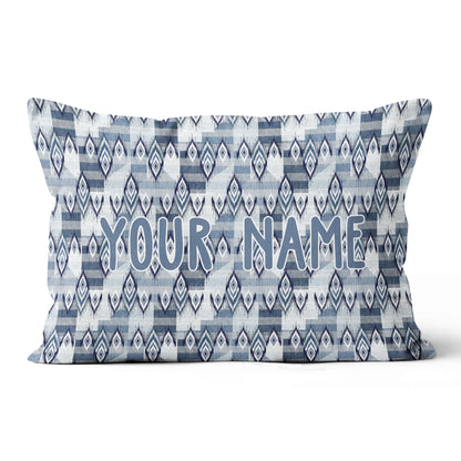Denim Patchwork Vintage Custom Throw Pillow Personalized Cool Golf Gifts LDT1133