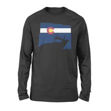 Load image into Gallery viewer, Colorado Elk Hunting, Colorado Elk Hunter, Elk Hunt, Elk Hunting Gift Essential Long Sleeve shirt - NQSD234