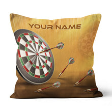 Load image into Gallery viewer, Dartboard Custom Throw Pillow Personalized Dart Gifts For Dart Lovers LDT1107