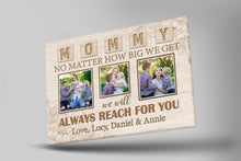 Load image into Gallery viewer, Personalized Mom Canvas - Mommy Photo Collage Mother's Day Gift, I Love You Mom Birthday Christmas Art| N2455