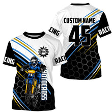 Load image into Gallery viewer, Men women kid dirt bike jersey custom Motocross extreme UPF30+ MX racing shirt motorcycle off-road PDT316