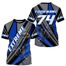 Load image into Gallery viewer, Extreme dirt bike riding jersey custom kid women men UPF30+ Motocross shirt off-road motorcycle  PDT286