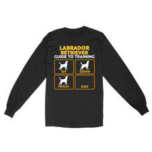 Load image into Gallery viewer, Labrador Retriever Standard Long Sleeve | Funny Guide to Training dog - FSD2399D08