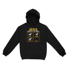 Load image into Gallery viewer, German Shepherd Standard Hoodie | Funny Guide to Training dog - FSD2401D08