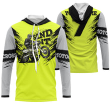 Load image into Gallery viewer, Custom dirt bike jersey Send It green UPF30+ men women kid motocross racewear off-road motorcycle NMS971