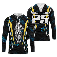 Load image into Gallery viewer, Customizable youth adult kid Motocross jersey UPF30+ dirt bike racing off-road motorcycle shirt PDT97