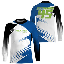 Load image into Gallery viewer, Extreme Motocross jersey UPF30+ personalized adult kid MX racing long sleeves dirt bike motorcycle NMS1074