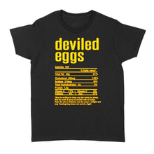 Load image into Gallery viewer, Deviled eggs nutritional facts happy thanksgiving funny shirts - Standard Women's T-shirt