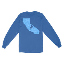 Load image into Gallery viewer, California Ice Fishing Shirts, Winter Fishing California State Love Fishing Long Sleeve - FSD2928 D06