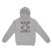 Load image into Gallery viewer, Dogs and horses make me happy humans make my head hurt D01 NQS2894 Standard Hoodie