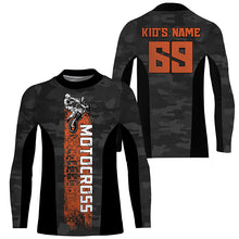 Load image into Gallery viewer, Camouflage Motocross Jersey Personalized Dirt Bike UPF30+ MX Racing Shirt Off-Road Motorcycle NMS1245