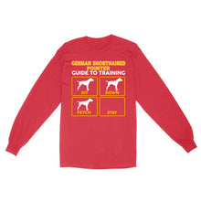 Load image into Gallery viewer, German Shorthaired Pointer Standard Long sleeve | Funny Guide to Training dog - FSD2406D08
