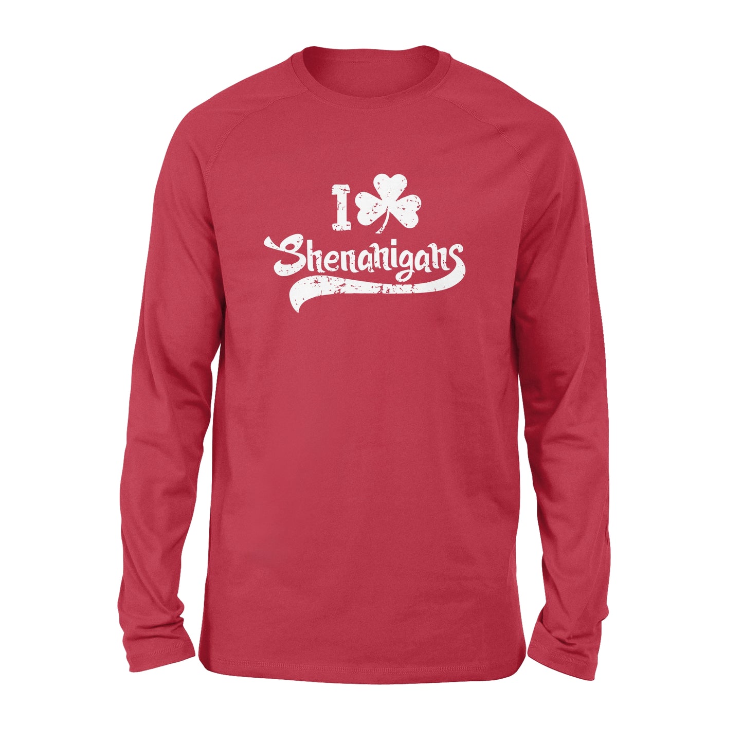 Clover Shenanigans Funny Irish Clover St Saint Patricks Day - Standard Long Sleeve
