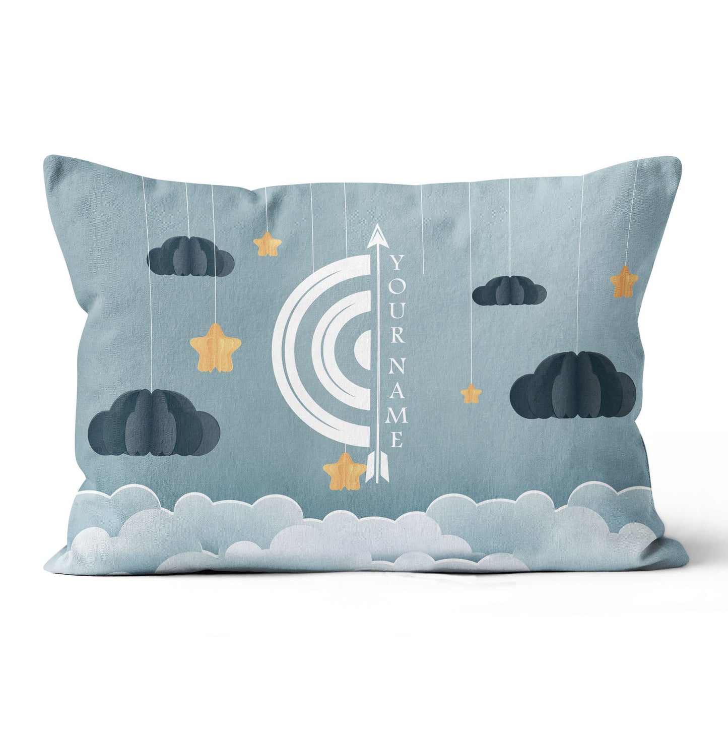 Personalized Funny Clound Archery Target Pillow, Decorative Throw Pillow TDM0754