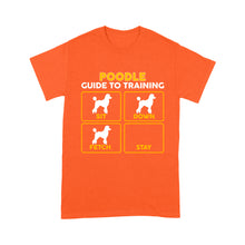 Load image into Gallery viewer, Poodle Standard T-shirt | Funny Guide to Training dog - FSD2403D08