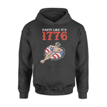 Load image into Gallery viewer, Women's USA Patriotic party like it's 1776 - Standard Hoodie