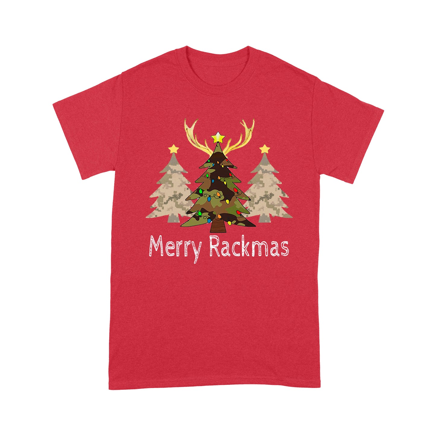 Deer, Elk, Moose hunting Merry Rackmas hunting gift for men T-Shirt TAD02