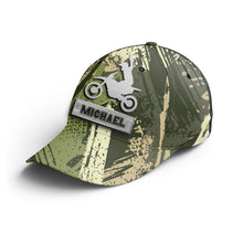 Load image into Gallery viewer, Personalized Dirt Bike Cap - Camo BWB Hat for Bikers, 2 Stroke Bike Off-road Riders, Motorcycle Lovers| NMS376