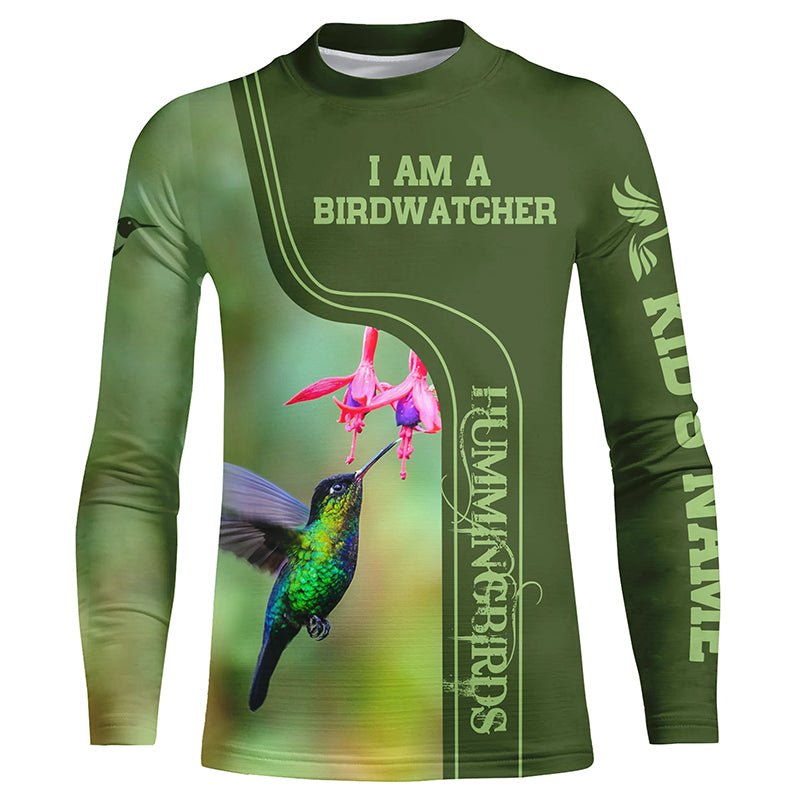 Personalized hummingbirds shirt custom name gift for birdwatcher A7