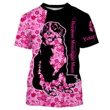 Load image into Gallery viewer, Bernese Mountain dog mom custom name full printing shirts, Personalized Gifts TATS206