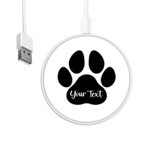 Load image into Gallery viewer, Dog lover custom name - text personalized gift Wireless Charger