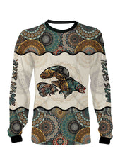Load image into Gallery viewer, Texas Slam Fishing Vintage Mandala 3D All Over printed Customized Name Shirts Personalized Gift TATS130