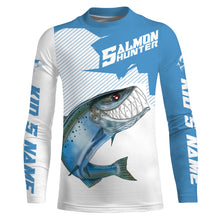 Load image into Gallery viewer, Angry Chinook King Salmon Custom Long sleeve Fishing Shirts, Salmon hunter Fishing jerseys IPHW3324