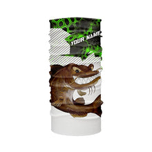 Load image into Gallery viewer, Angry Catfish Custom Long Sleeve Fishing Shirts, Catfish Hunter Fishing Jerseys | Blue Camo IPHW4174