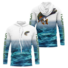 Load image into Gallery viewer, Angry Pike Fishing Custom Long Sleeve Fishing Shirts, Pike Tournament Fishing Jerseys IPHW6134