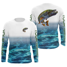 Load image into Gallery viewer, Angry Pike Fishing Custom Long Sleeve Fishing Shirts, Pike Tournament Fishing Jerseys IPHW6134
