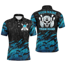 Load image into Gallery viewer, Custom bowling shirt for men – personalized team jersey front view