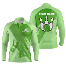 Load image into Gallery viewer, personalized bowling shirt for men – custom name design side view