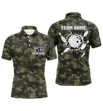 Load image into Gallery viewer, Custom bowling shirt for men – personalized team jersey front view