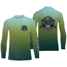 Load image into Gallery viewer, Fish reaper fishing Custom UV sun protection Long sleeve Fishing Shirts, Fishing Gift for fisherman NQS4600